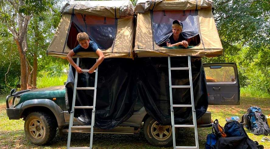 Land Cruiser Prado TX/TZ with 2 Rooftop Tents