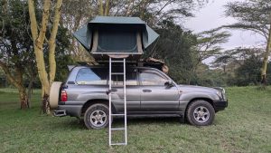 Land cruiser Prado TX/TZ with 1 roof top tent